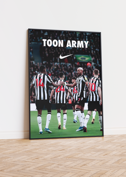 Newcastle 'Toon Army' V2 Poster