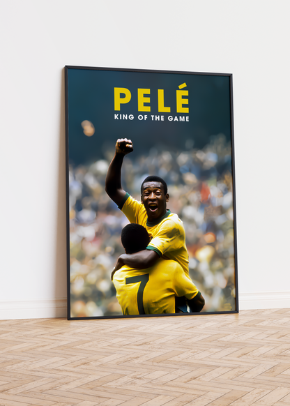 Pelé „König des Spiels“ Poster