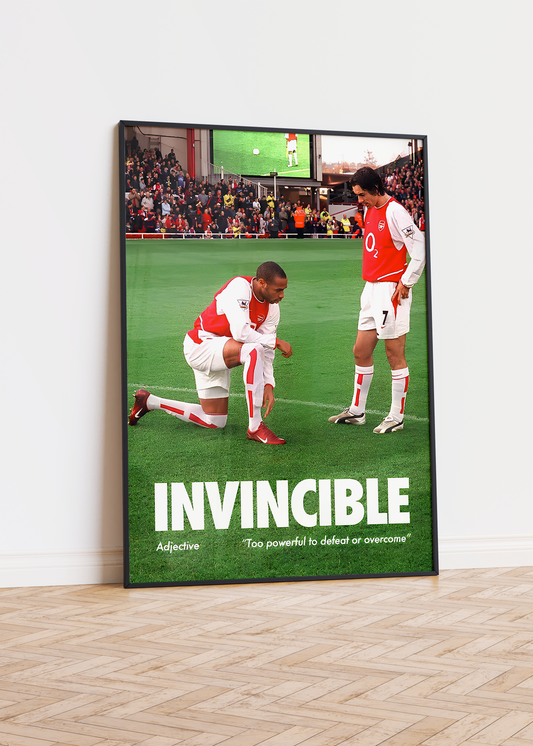 Arsenal 'Invincible' Poster