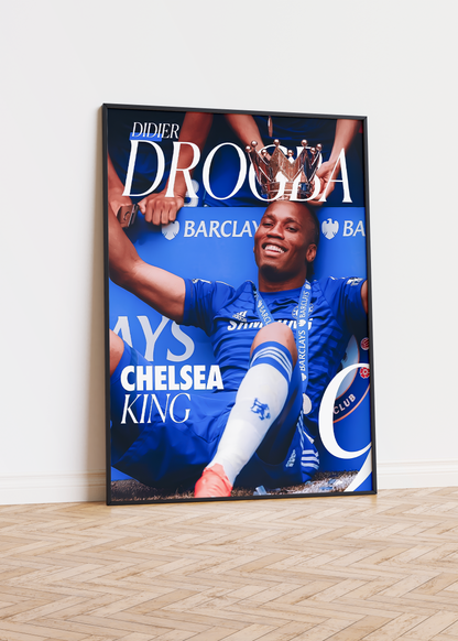 Didier Drogba 'Chelsea King' Poster