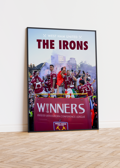 West Ham 'The Irons' Poster