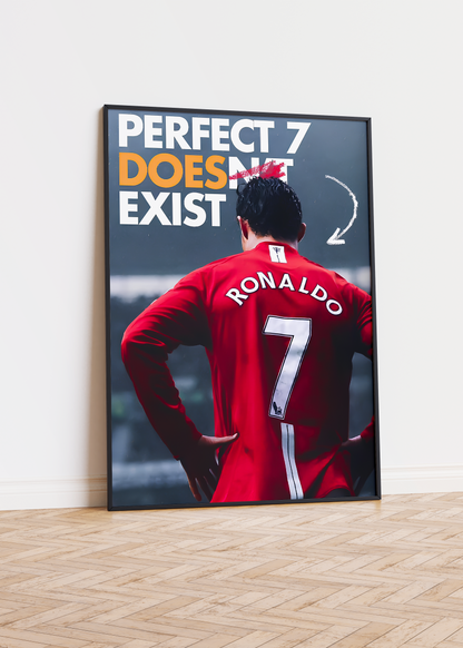 Cristiano Ronaldo 'Perfect Does Exist' Poster