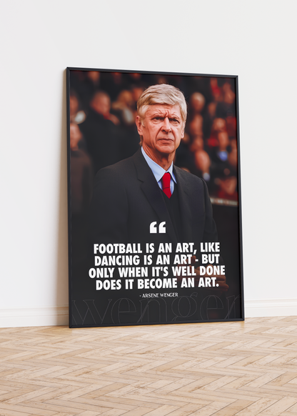 Arsene Wenger 'Quote' Poster