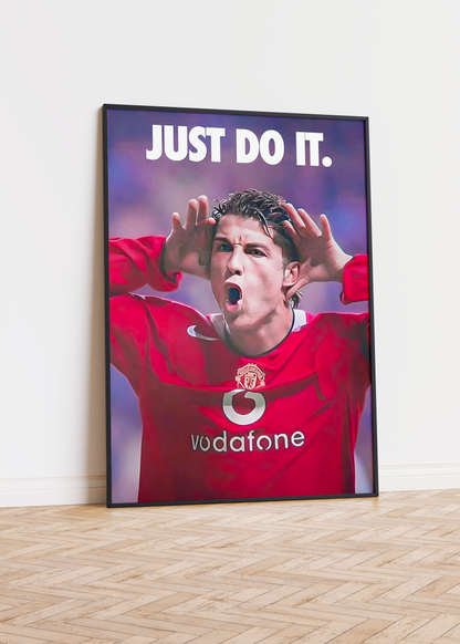 Cristiano Ronaldo 'Just Do It' Poster