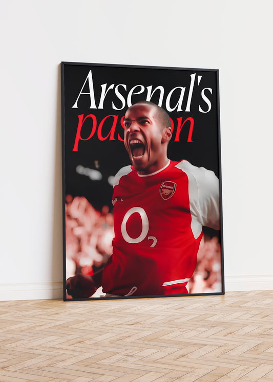 Thierry Henry 'Arsenals Passion' Poster