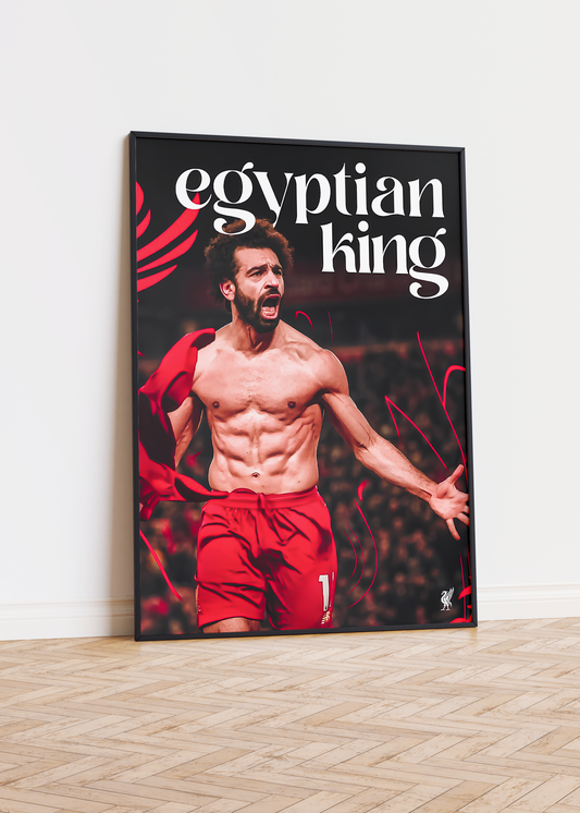 Mo Salah 'Egyptian King' V2 Poster