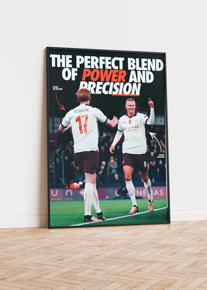 De Bruyne & Haaland 'The Perfect Blend' Poster