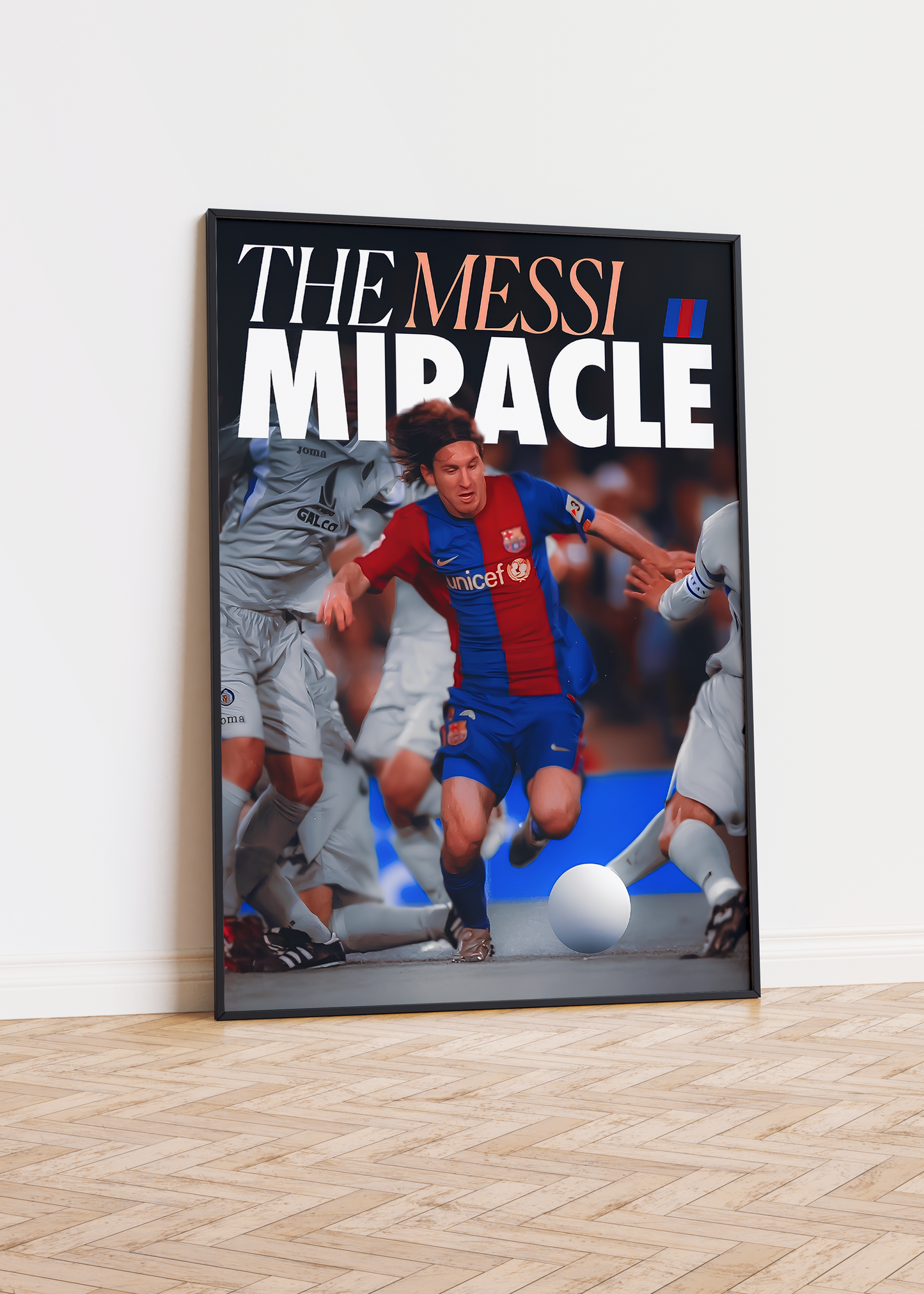 Poster „Der Auserwählte“ von Lionel Messi