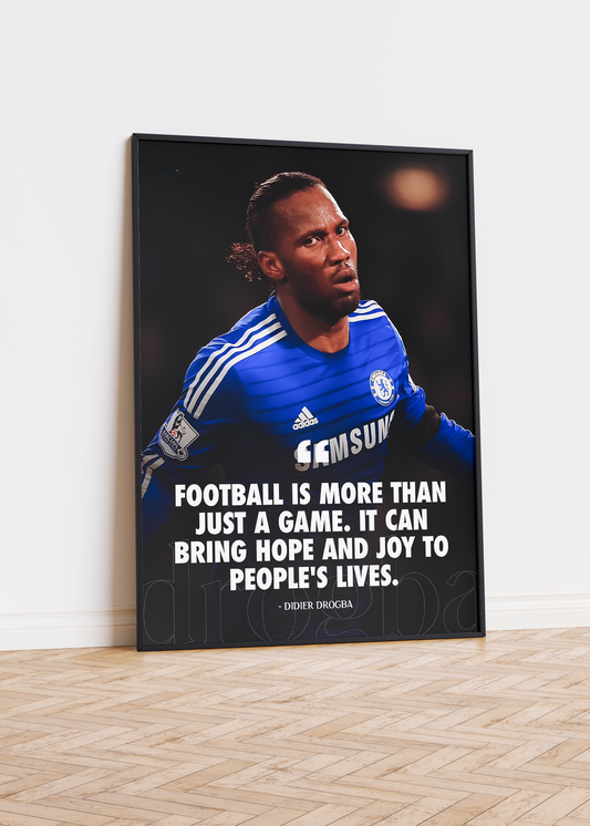 Drogba hat es getan Poster