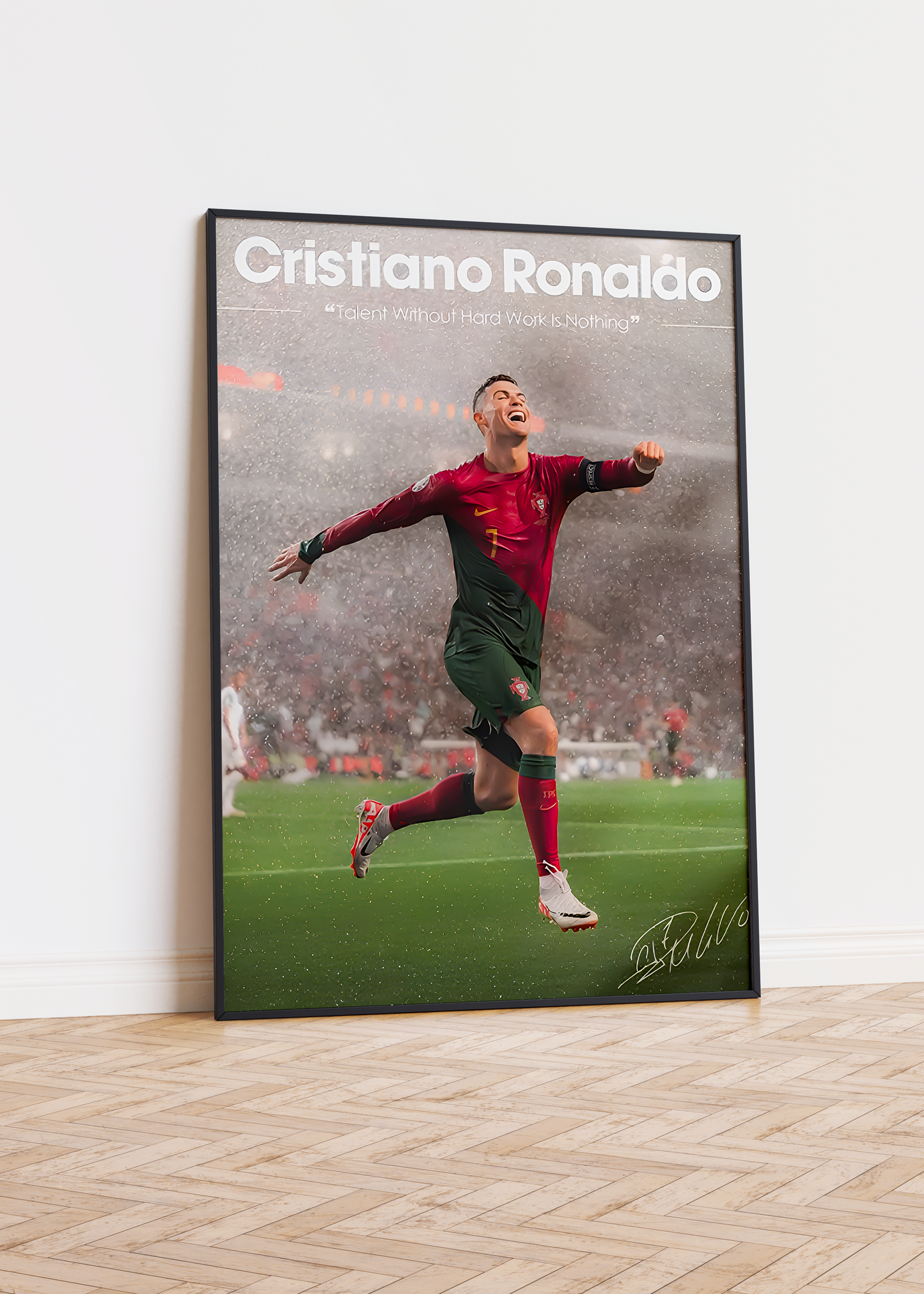 Cristiano Ronaldo Focus „Er hat es getan“-Poster