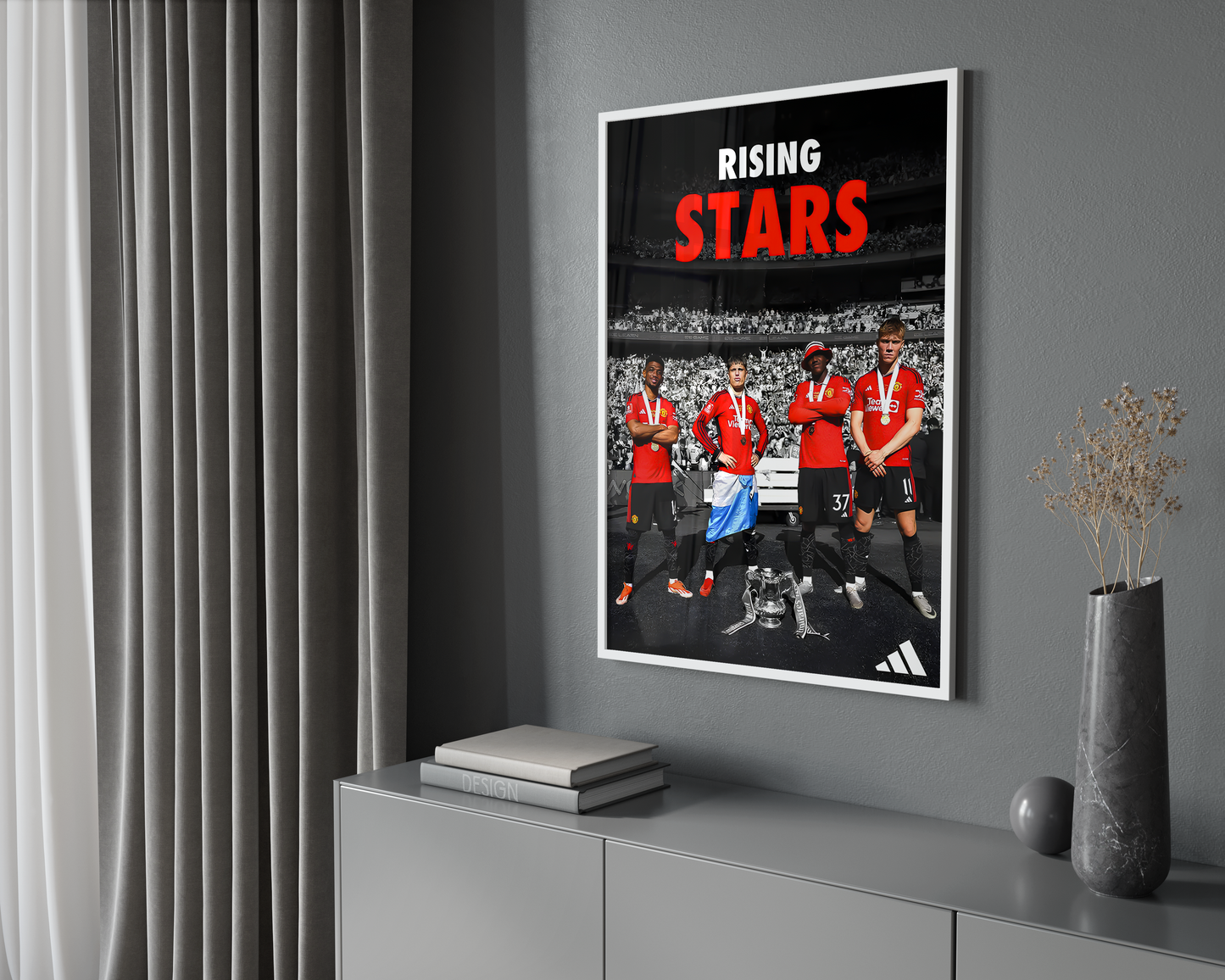 Manchester United 'Rising Stars' Poster