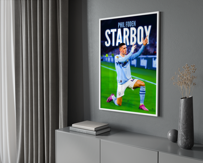 Phil Foden 'Starboy' Poster