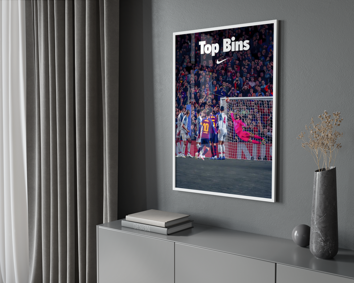 Lionel Messi 'Top Bins' Poster