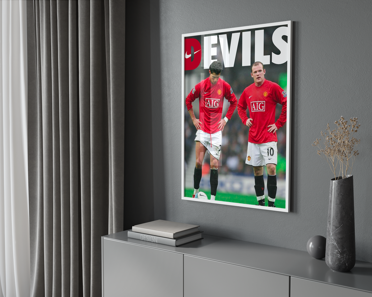 Ronaldo & Rooney 'Devils' Poster