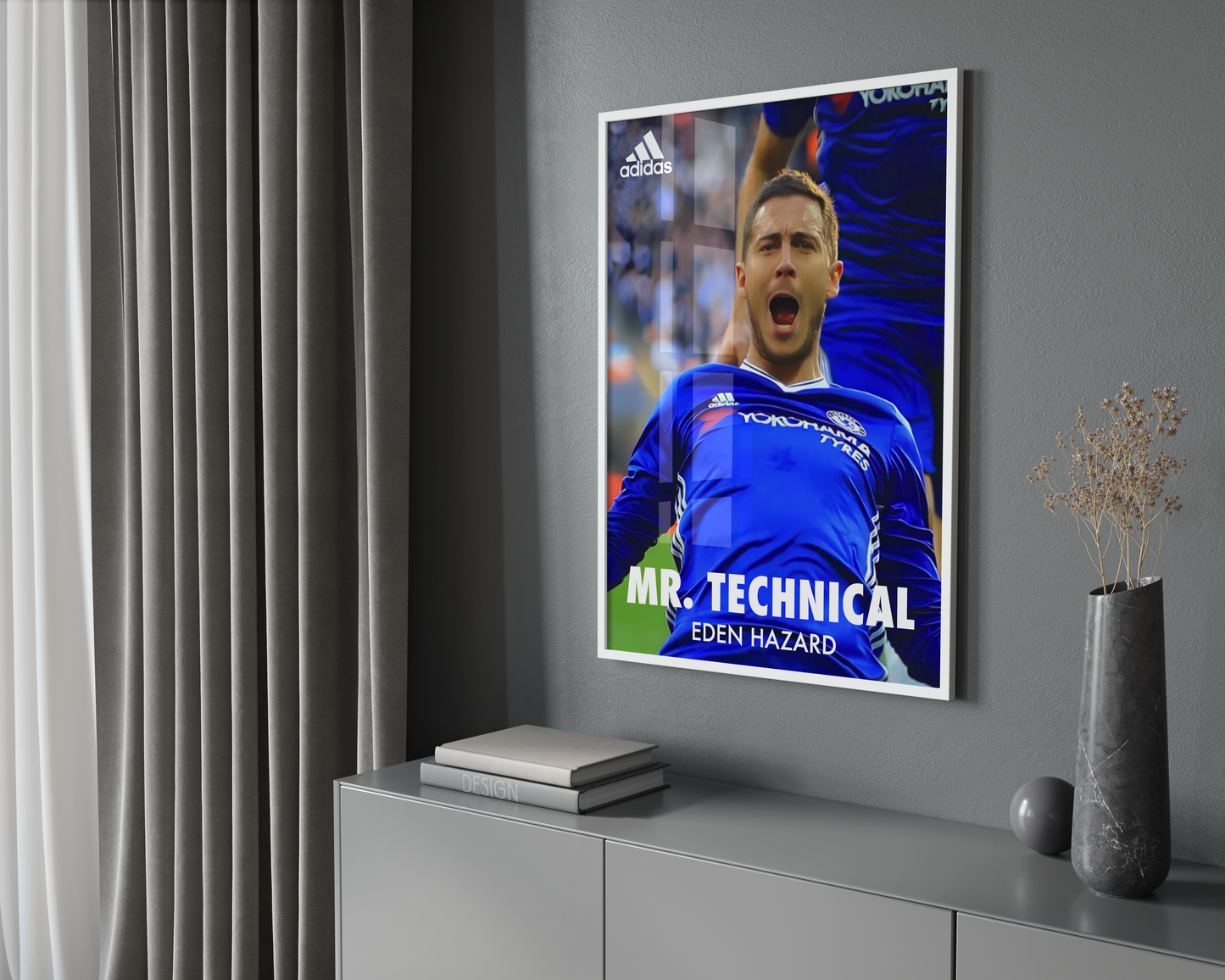 Eden Hazard 'Mr Technical' Poster