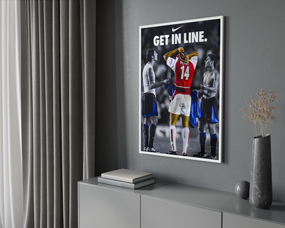 Thierry Henry 'Get In Line' Poster