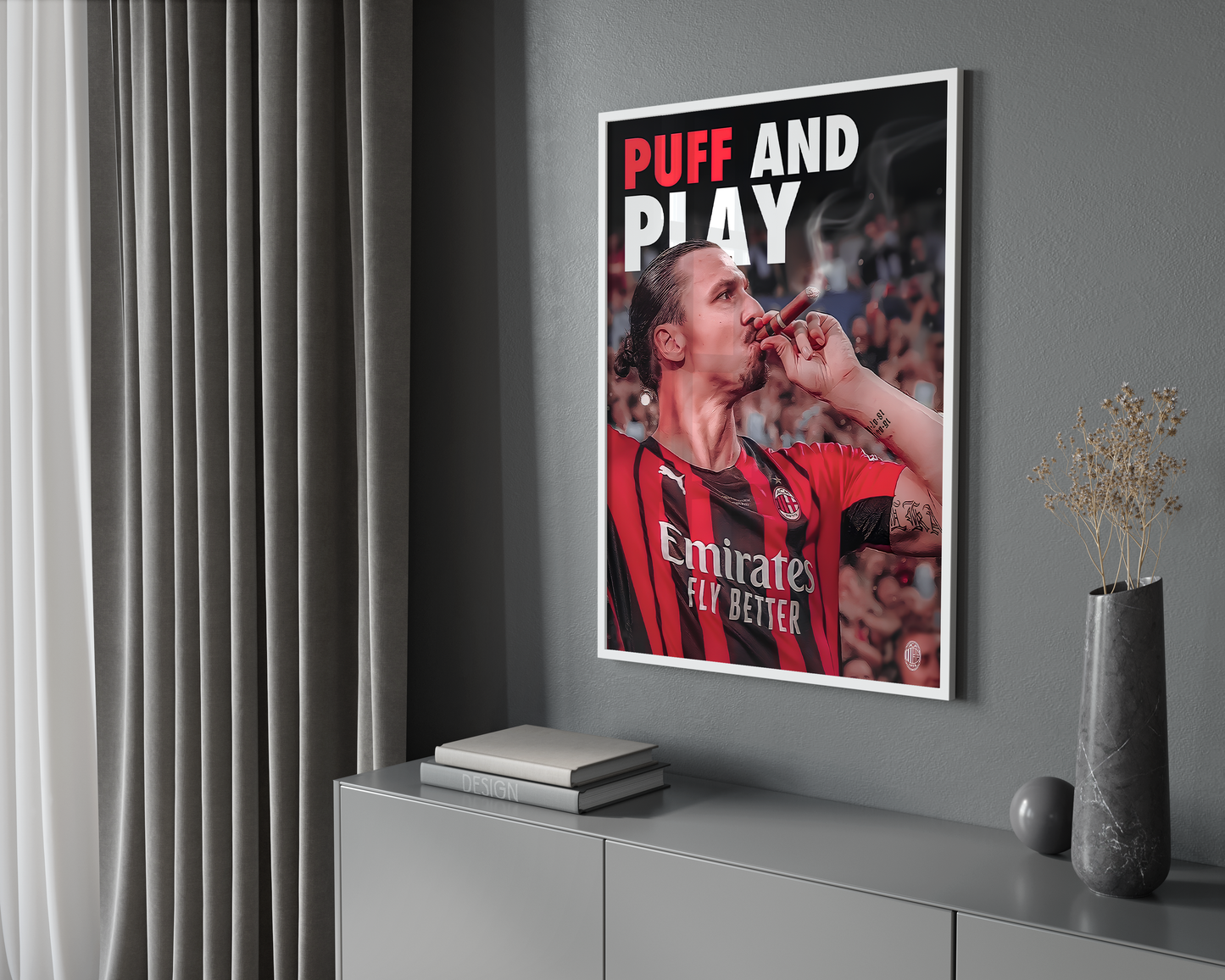 Zlatan 'Puff And Play' Poster