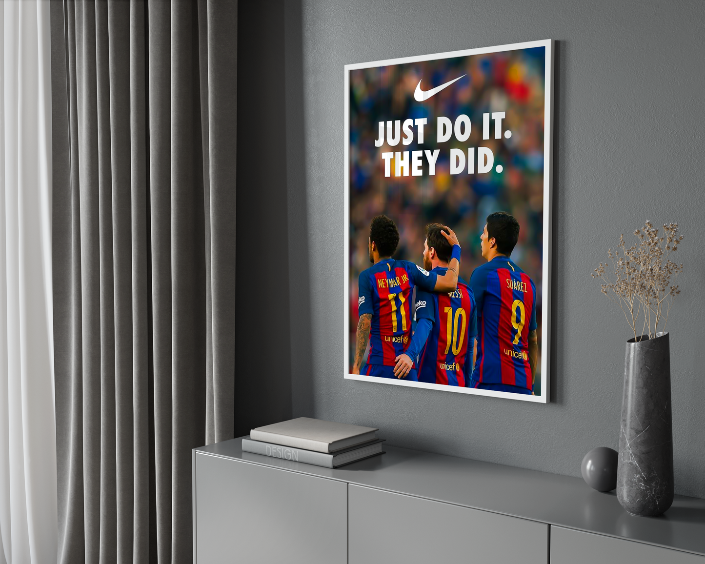 Neymar Jr, Messi & Suárez 'They Did' Poster