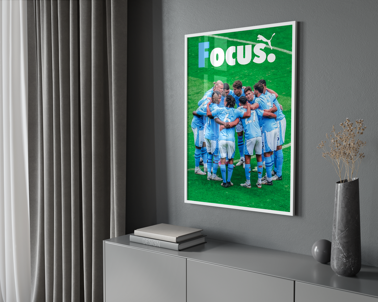 Manchester City 'Focus' Poster