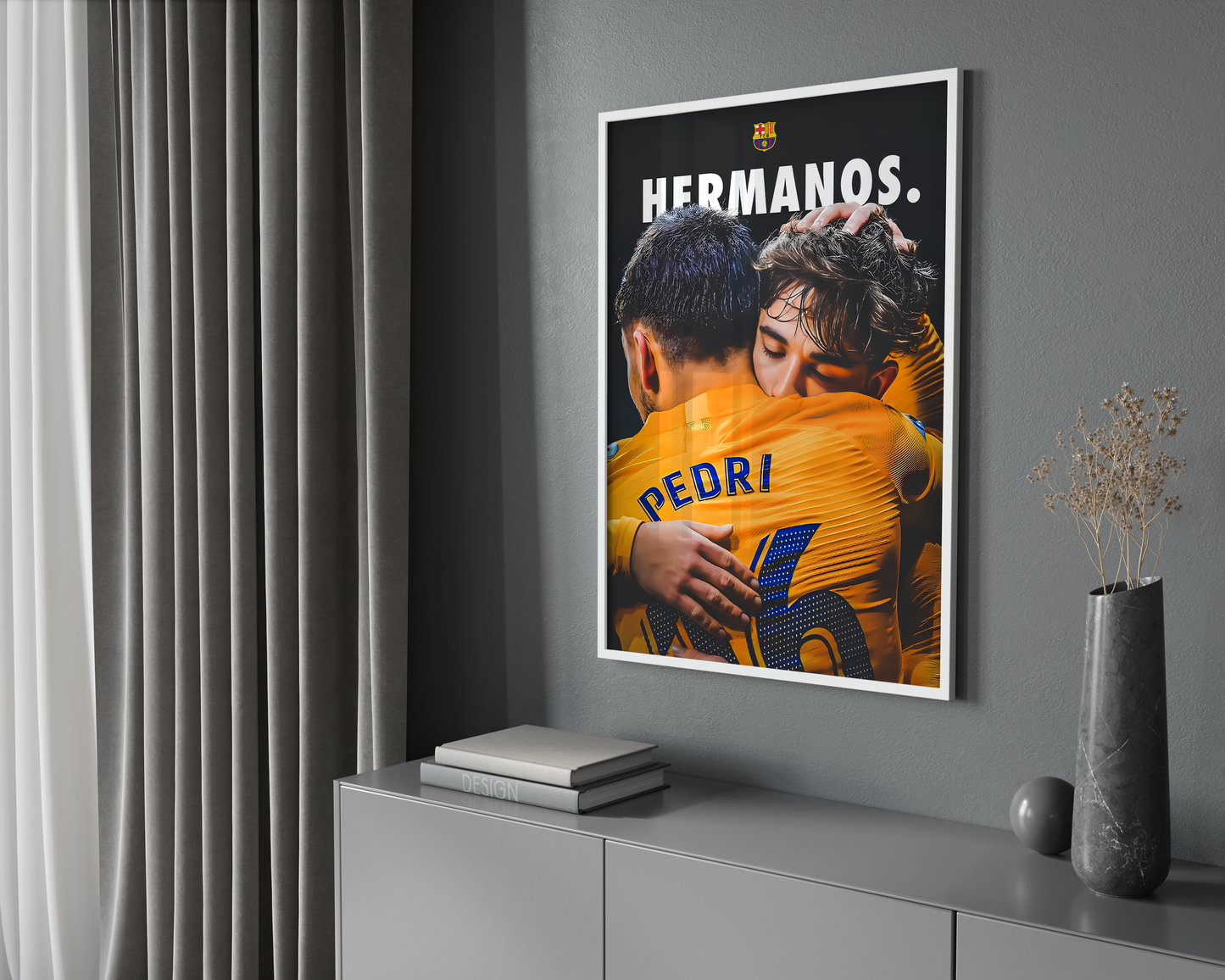 Pedri 'Hermanos' Poster