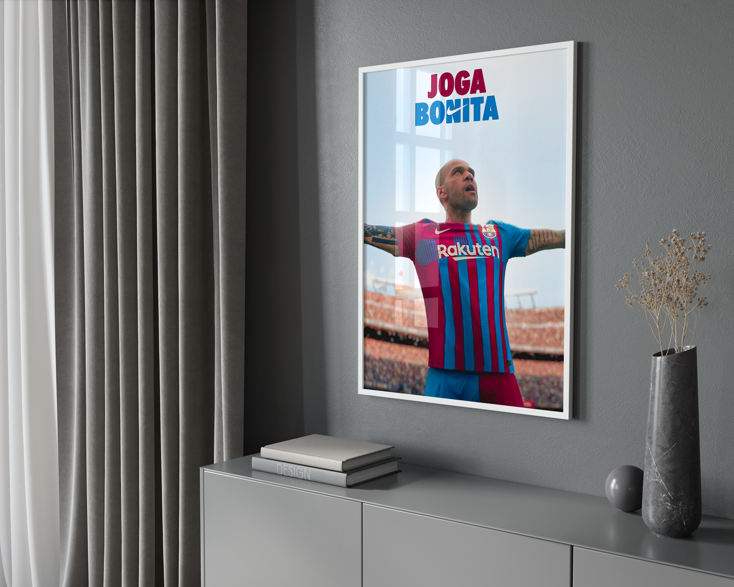 Dani Alvez 'Joga Bonita' Poster