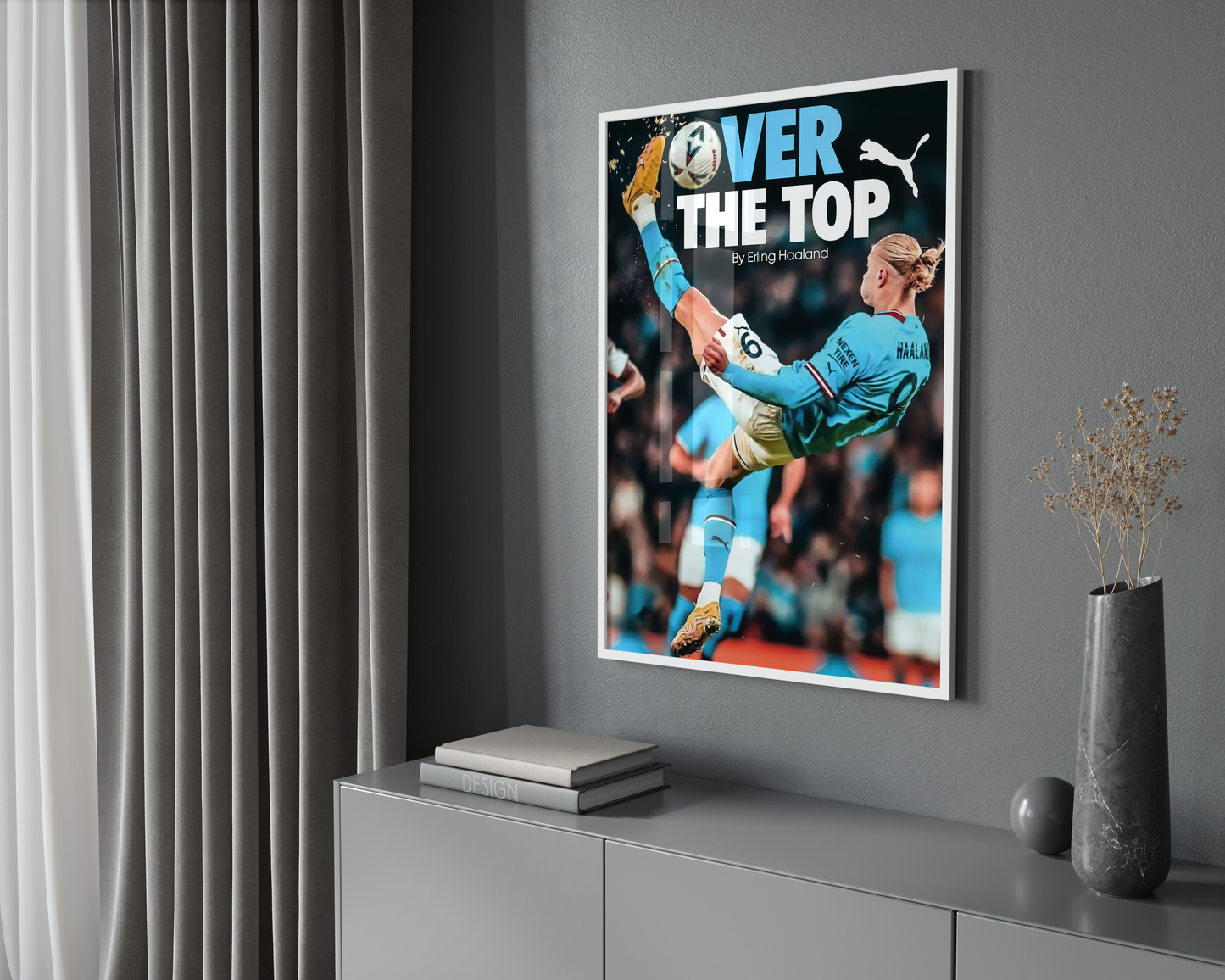 Erling Haaland 'Over The Top' Poster