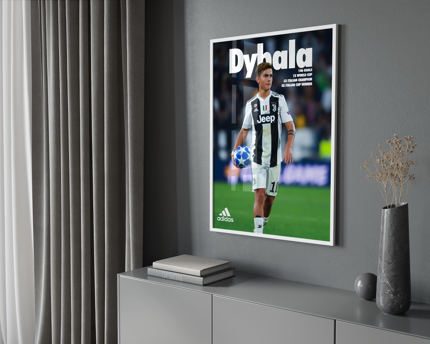 Dybala Stats Poster