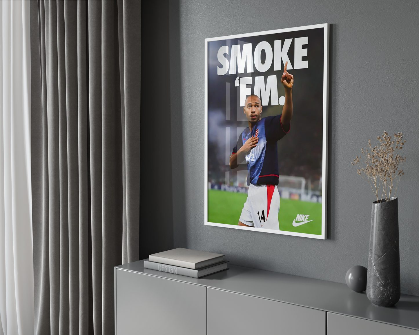 Thierry Henry 'Smoke Em' Poster