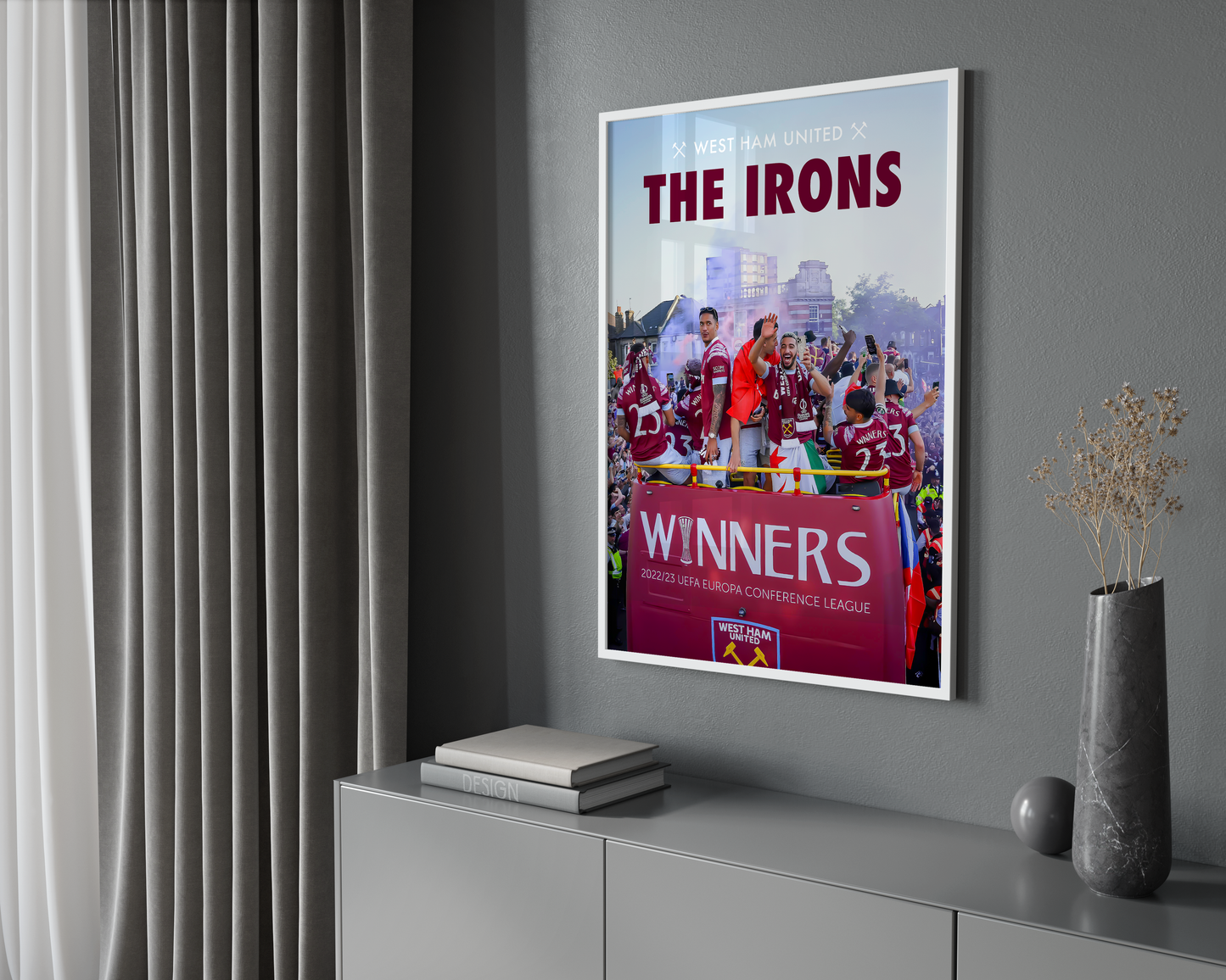 West Ham 'The Irons' Poster