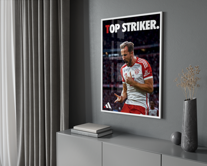 Harry Kane 'Top Striker' Poster