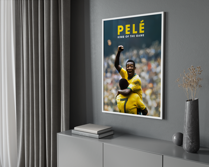 Pelé „König des Spiels“ Poster