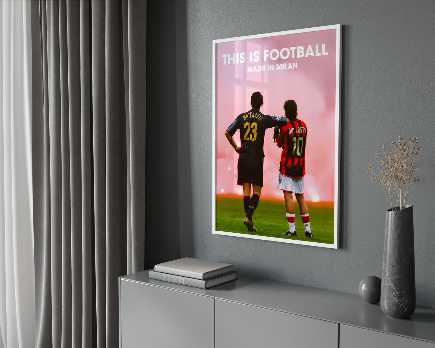 Poster „Das ist Fußball“ von Costa &amp; Materazzi