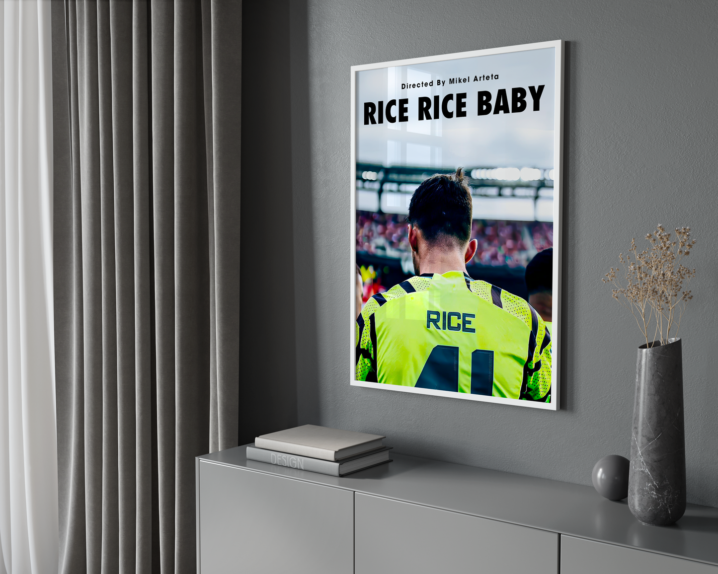 Declan Rice 'Rice Rice Baby' Poster