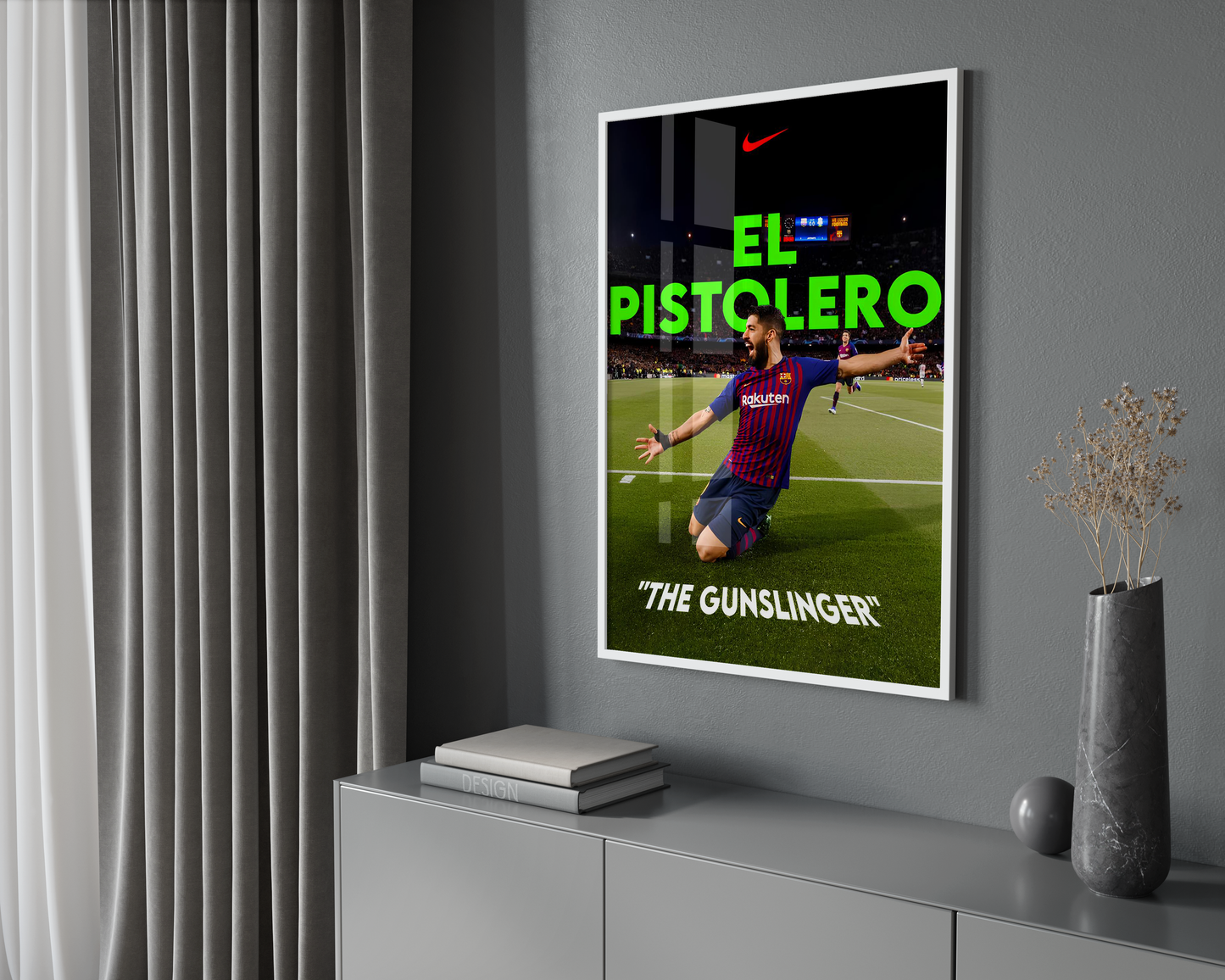 Luis Suárez 'The Gunslinger' Poster