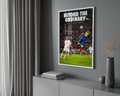 Messi 'Beyond The Ordinary' Poster