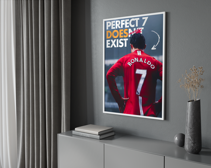 Cristiano Ronaldo 'Perfect Does Exist' Poster