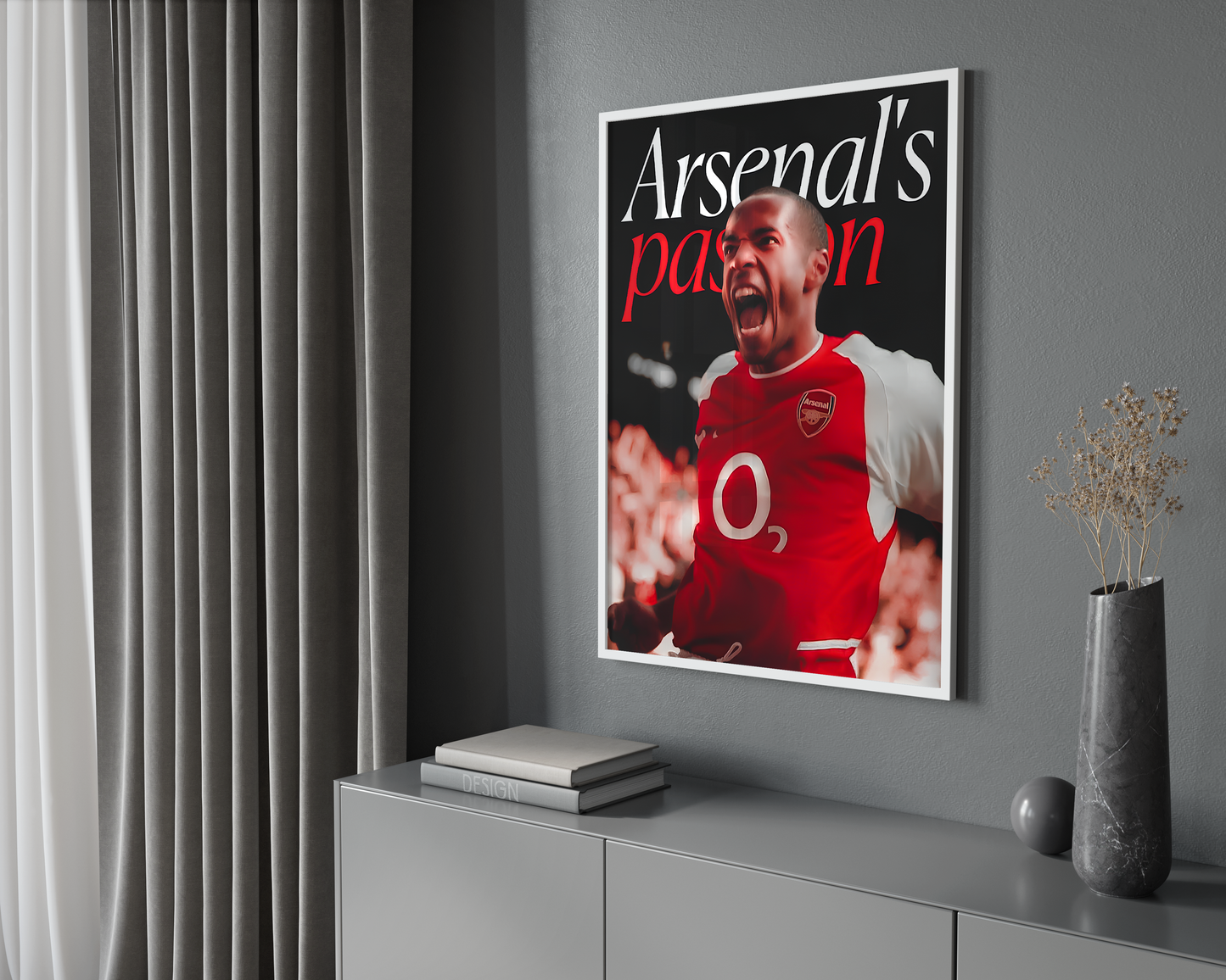 Thierry Henry 'Arsenals Passion' Poster