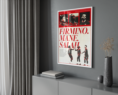 Firmino, Mane & Salah Poster