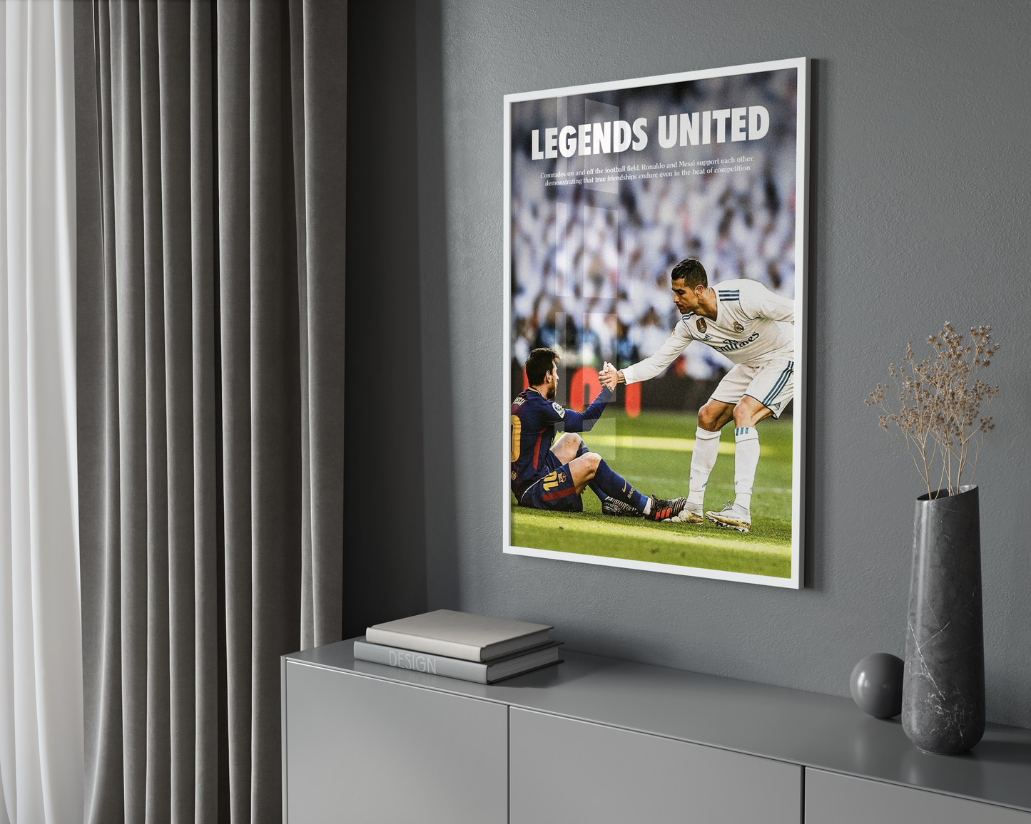 Messi &amp; Ronaldo „Legends United“-Poster