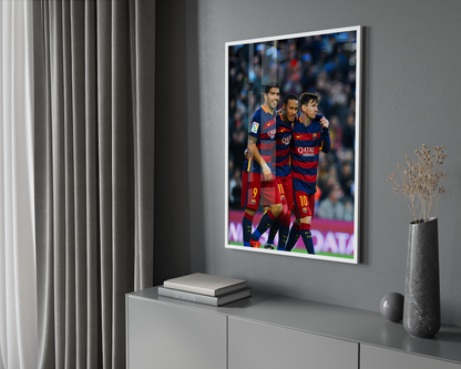 Messi, Suárez &amp; Neymar Jr. – Klassisches Poster