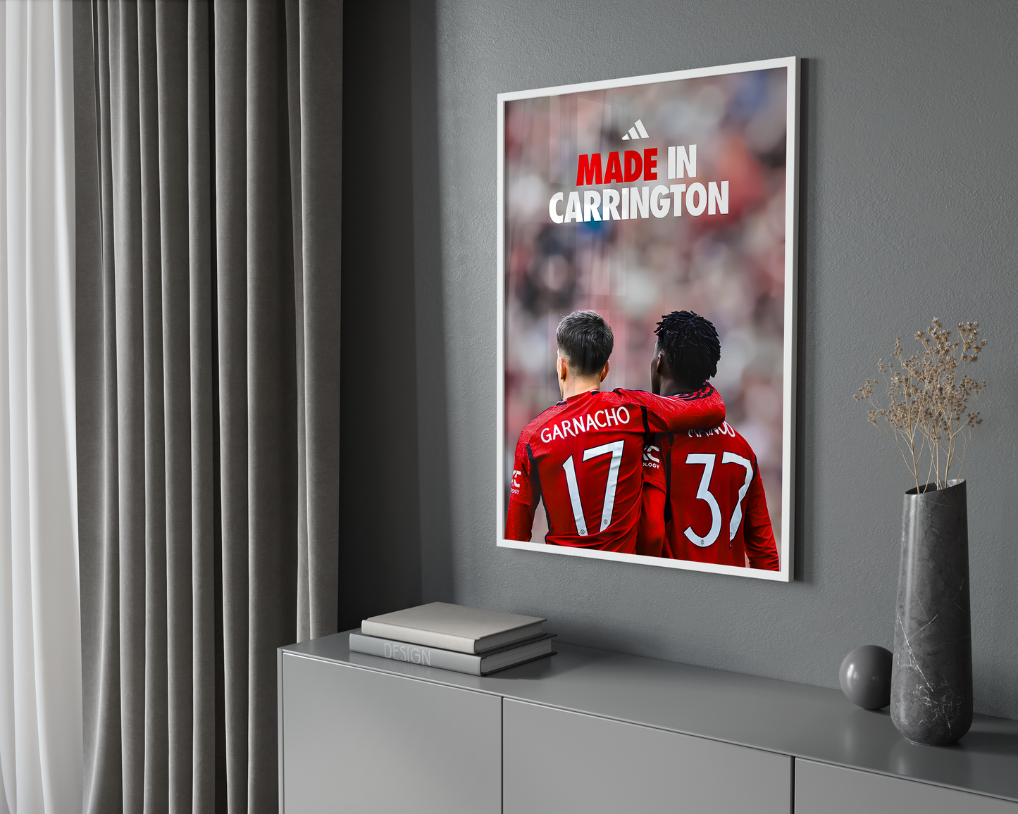 Garnacho & Mainoo 'Made In Carrington' Poster