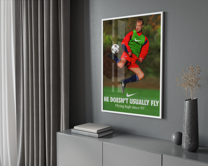 Dennis Bergkamp 'Flying High' Poster