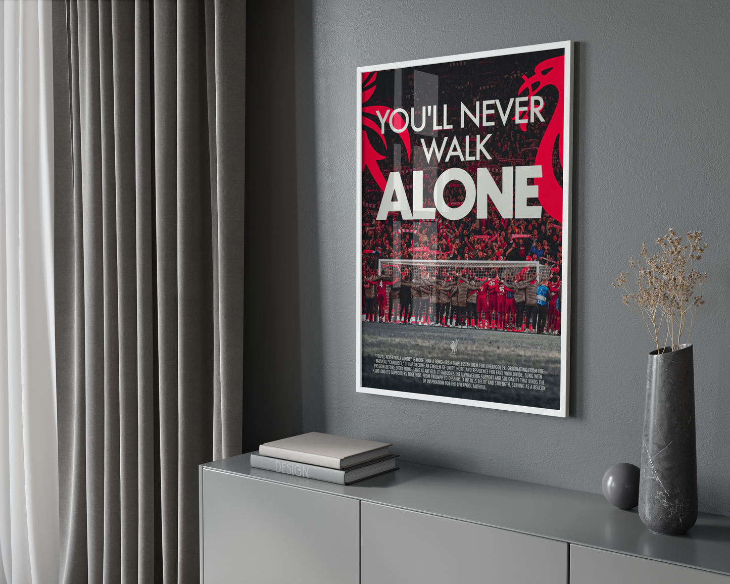 Liverpool FC 'You'll Never Walk Alone' Poster