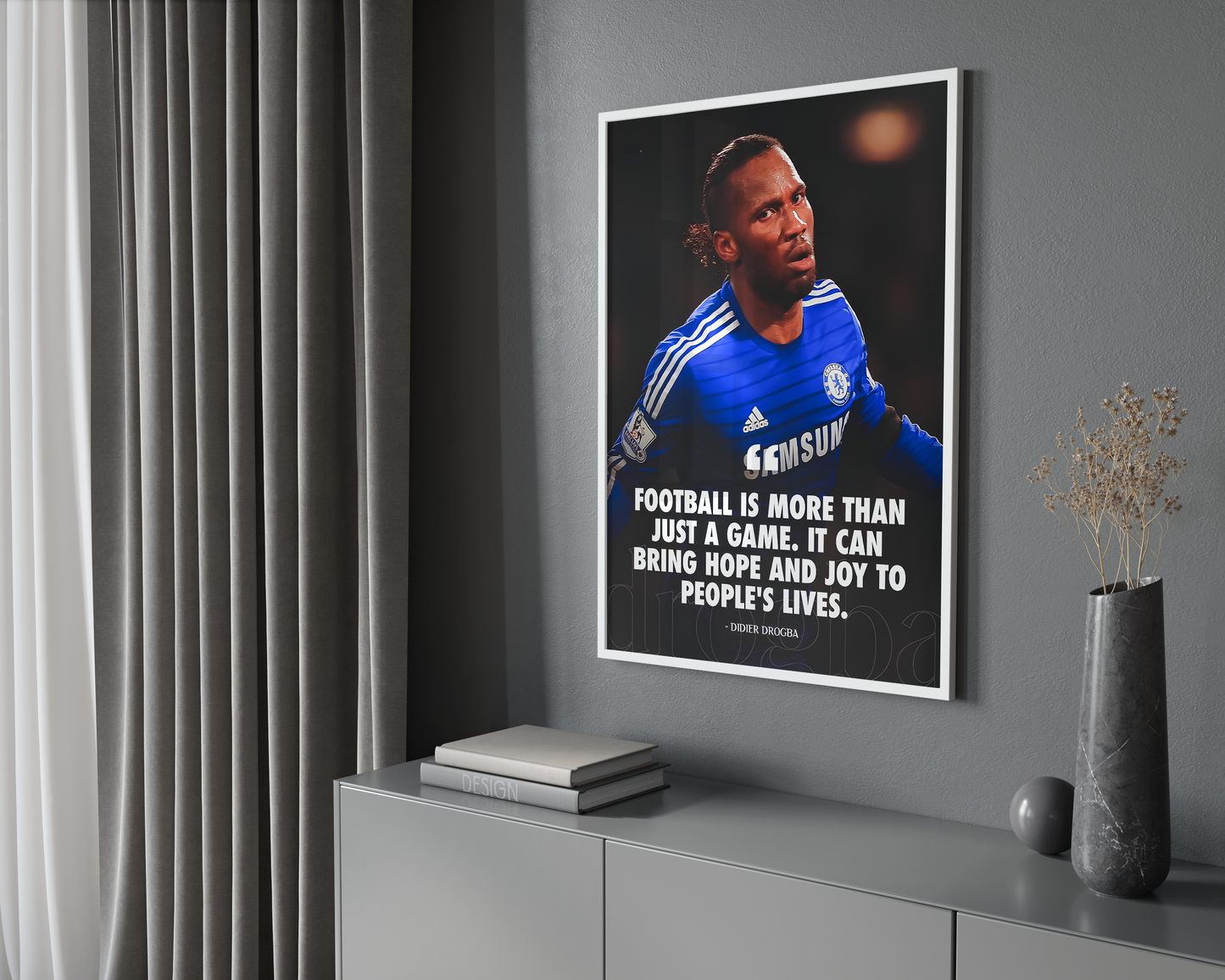 Drogba hat es getan Poster