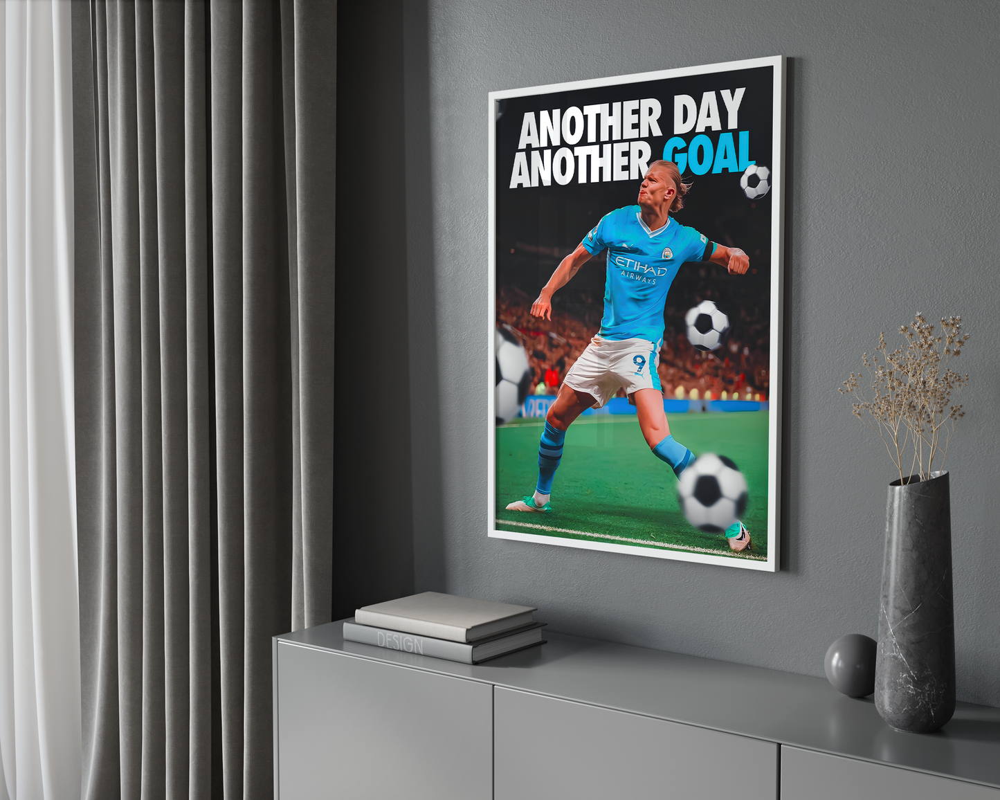 Erling Haaland 'Another Day Another Goal' Poster