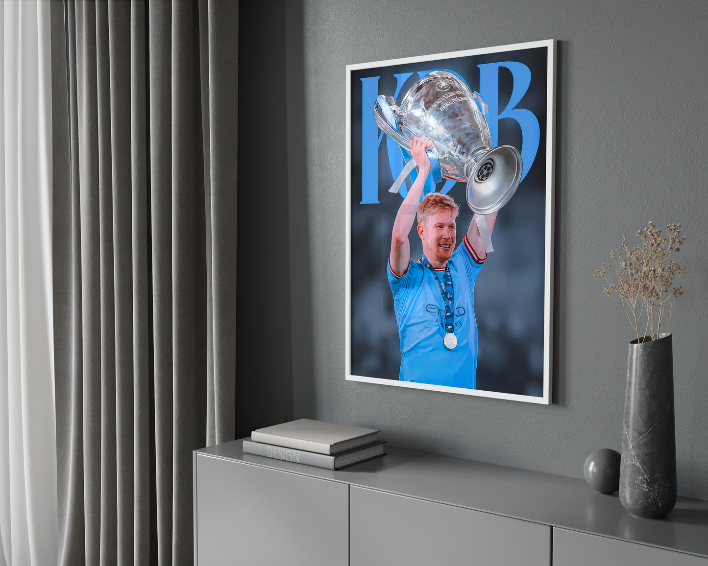 Kevin De Bruyne 'Trophy' Poster