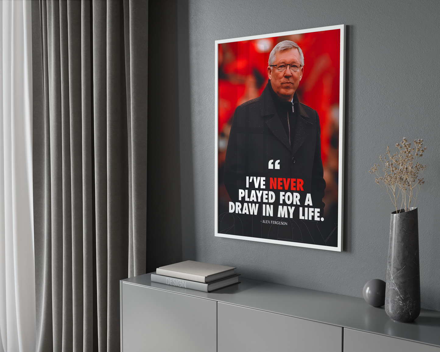 Sir Alex Ferguson 'Quote' Poster