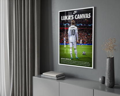 Luka Modrić 'Canvas' Poster