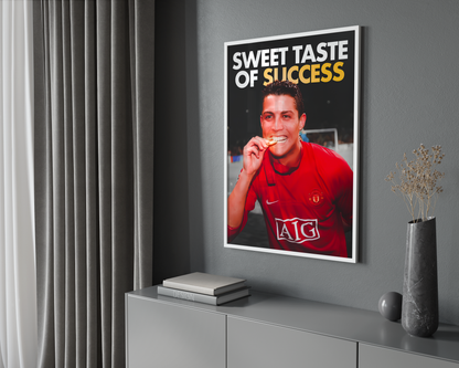 Cristiano Ronaldo 'Sweet Taste Of Success' Poster