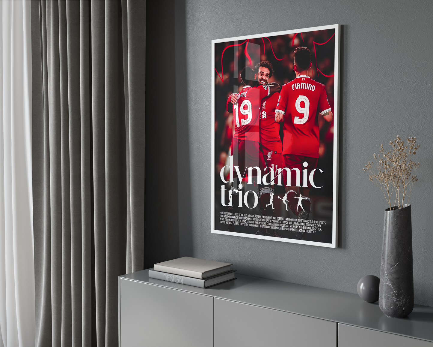 Mane, Salah & Firmino 'Dynamic Trio' Poster